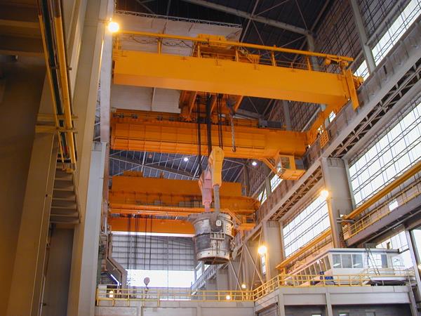 Control de PLC disponible Heat Casting Overhead Crane